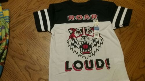 5T Garanimals Roar Loud t-shirt, black white and red