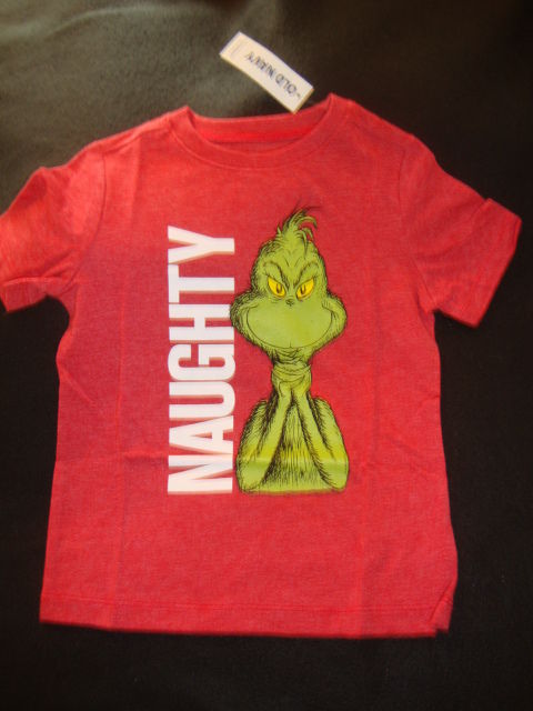 THE GRINCH /  OLD NAVY  NWTS  GRAPHIC TEE SHIRT CHRISTMAS 