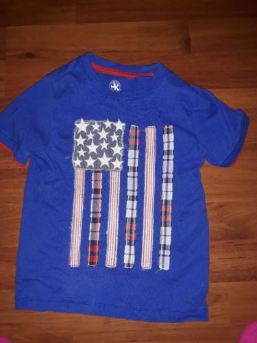 Slightly Used! American Flag Shirt 3t Boys