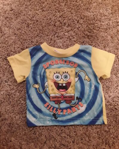 Nickelodeon SpongeBob SillyPants Short sleeve pajama shirt 18 mo Toddler Boys