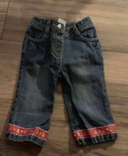 Gymboree Gingerbread Girl Jeans Size 6-12 Months Christmas Holiday