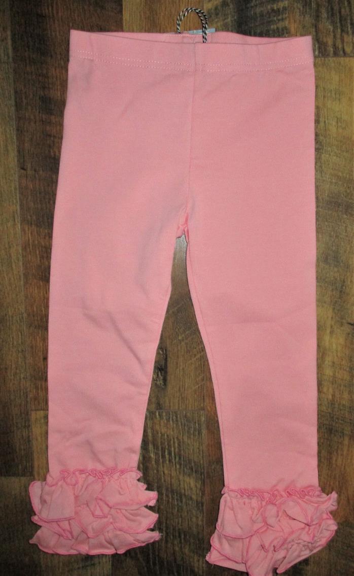 SWEET HONEY SweetHoney LEGGINGS/PANTS Pink BIG RUFFLES Size 3T NWT