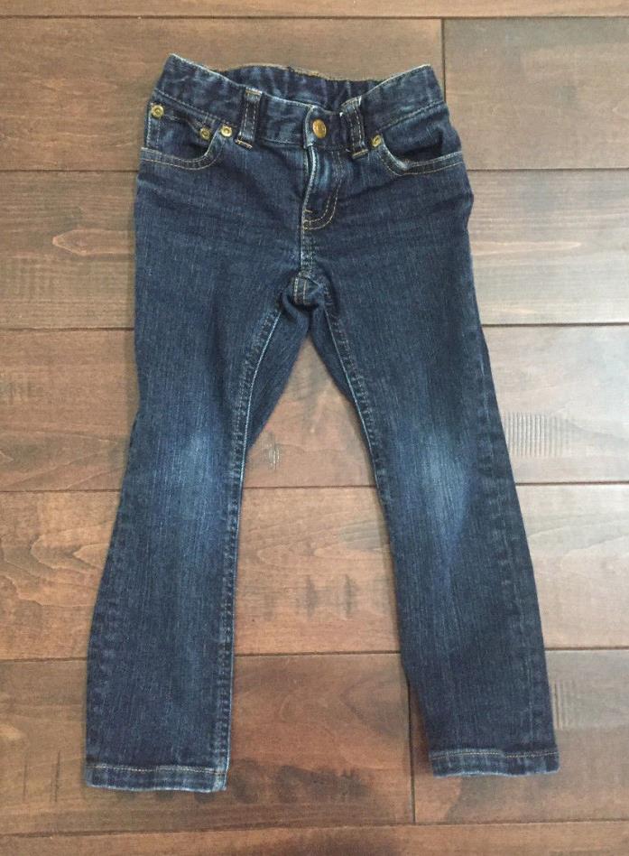 Polo Ralph Lauren Girls Jeans Straight Leg Adj Waist Size 3/3T