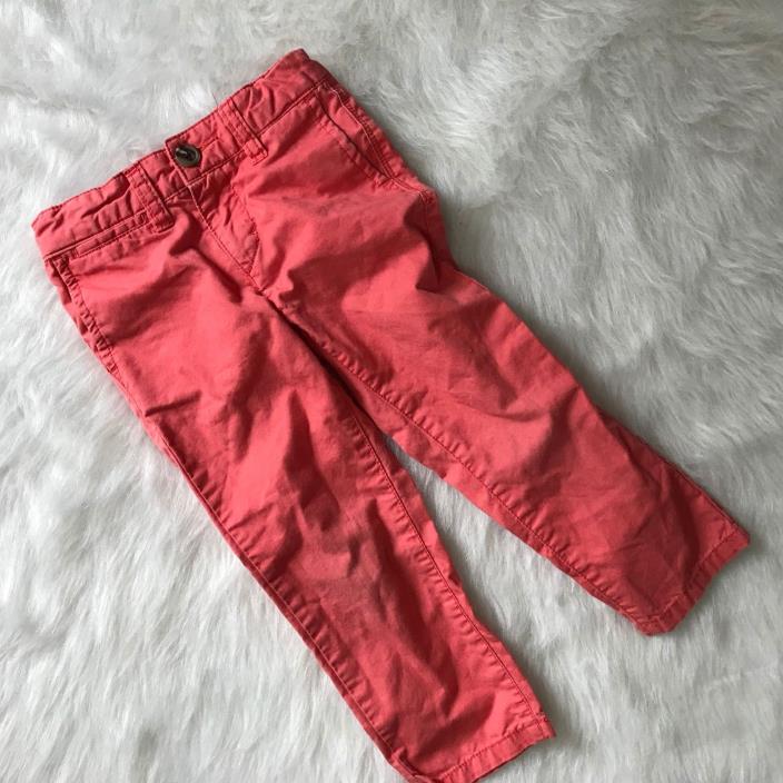 Old Navy Skinny Adj Waist Coral Pink 3T Youth Girls Pants