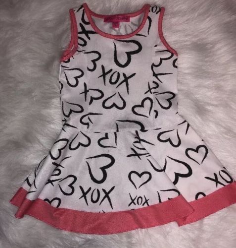 Betsey Johnson Girls Toddler Skater Dress 2T
