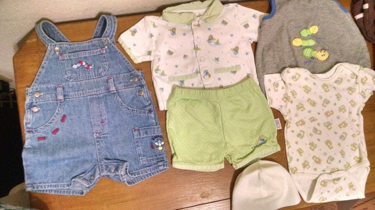 Baby Girl Infant Clothes 0-3 Months Oshkosh McBaby Spring Summer Lot of 6