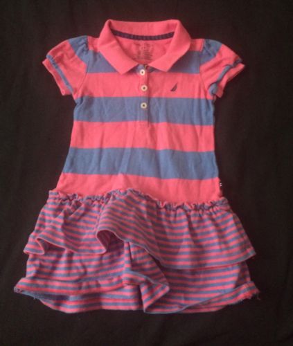 Everyday Baby girls,Nautica dresses, 3 dresses preowned 18mos & 2T