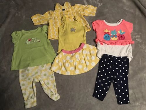 3-6 month baby girl clothes lot