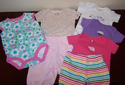 Baby Girls Carter's Cloths Lot 3 months EUC