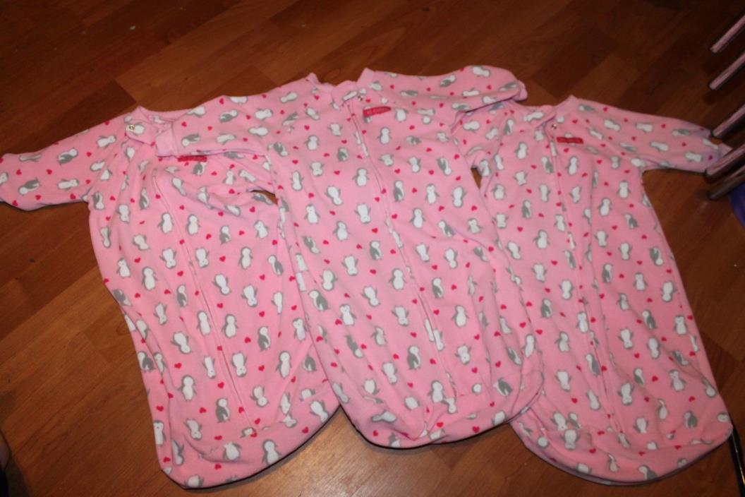 baby Blanket sleepers 0-9 month lot girls sleep sack  child of mine by carters