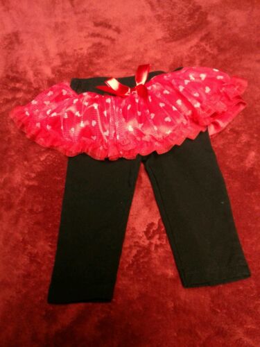 Infant Girl Clothes Pants I Pair 3-6 Months Black and Red