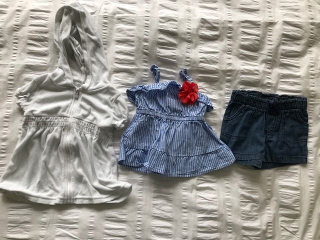 Baby Girls Lot of Summer Clothes Size 12 Months