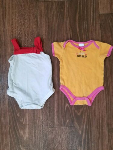 Lot of 2 - 3/6 month Bodysuits - 