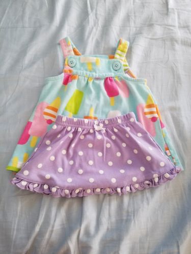 Baby Girls Clothes Month 3 - Dress Top & Skirt  -Carter's brand