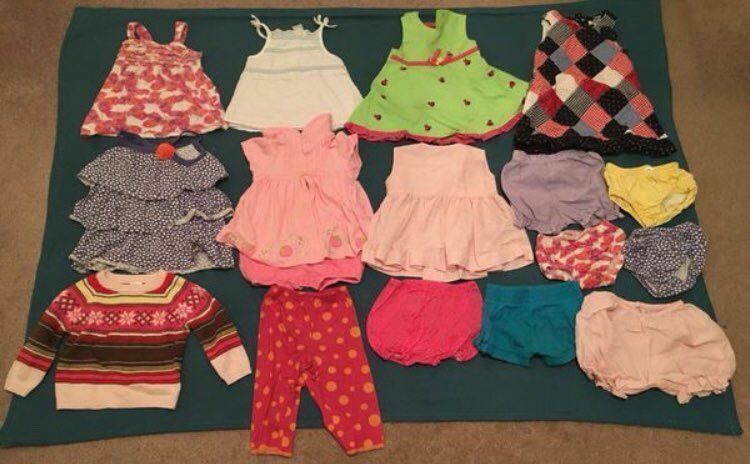 Girls 12-18 Months Dresses, Sweaters, Pants, + #LO-14