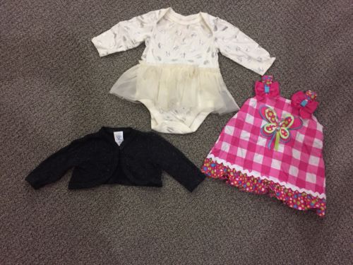 baby girl clothes lot 3-6