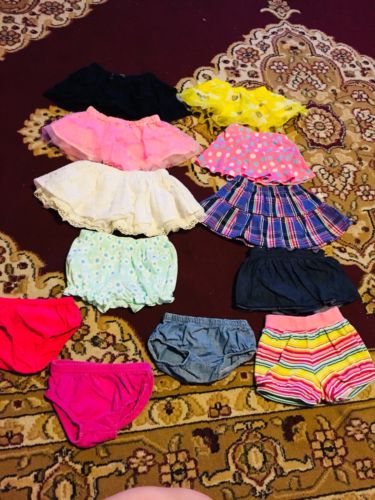 Baby Girl Skirts,shorts  Size 0-6 Months