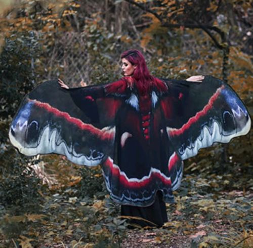 Butterfly Wing Cape Free Size Wicca Wiccan