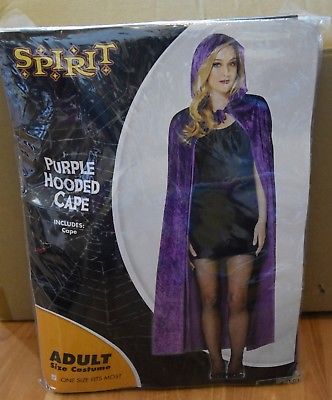 Cloak Velvet Hooded Cape Adult Womens Halloween Robe Cosplay Party Costume