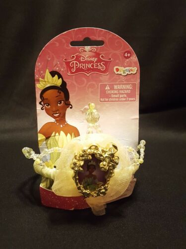 Disney Costume Fairy Princess Tiana Queen Green White Tiara