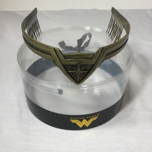 Wonder Woman Tiara Crown Cosplay Headpiece Bioworld DC Comics Burnished Metallic