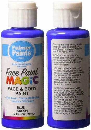 Palmer 56001-36 Face & Body Paint, 2 oz, Blue