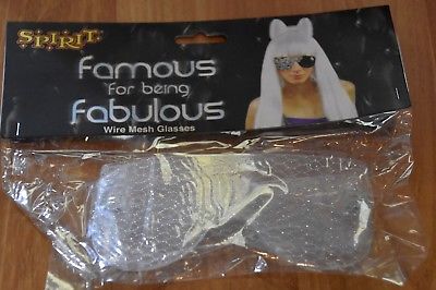 Spirit Famous for being fabulous wire mesh glasses costume