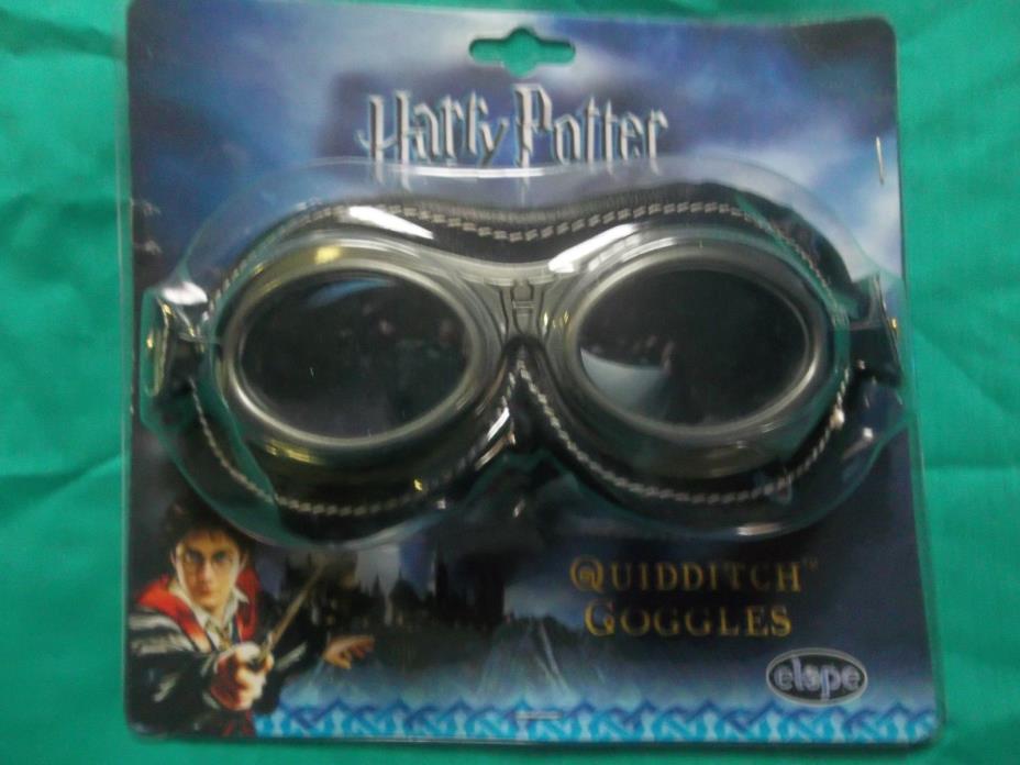 2004 Harry Potter Quidditch Goggles Snitch Adult Costume Glasses Accessory NEW