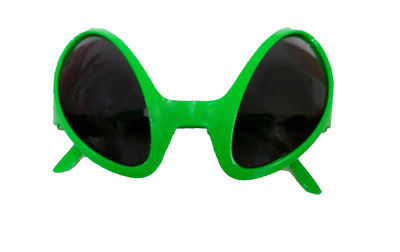 Adult Green ALIEN Glasses Novelty Costume Accessory