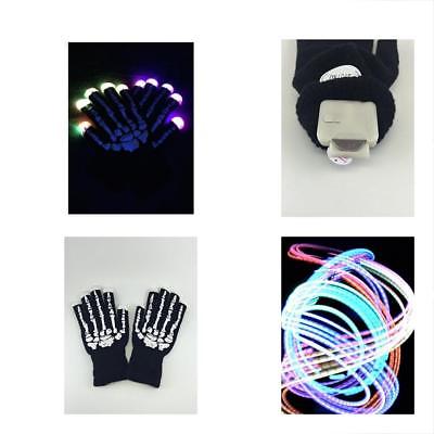 LED LightUp Toys Gloves Party Show Gloves- 6 Flashing Modes. The Best Gloving &