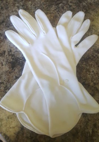 Lot of 2 vintage gloves guc theater costume drama imperfect