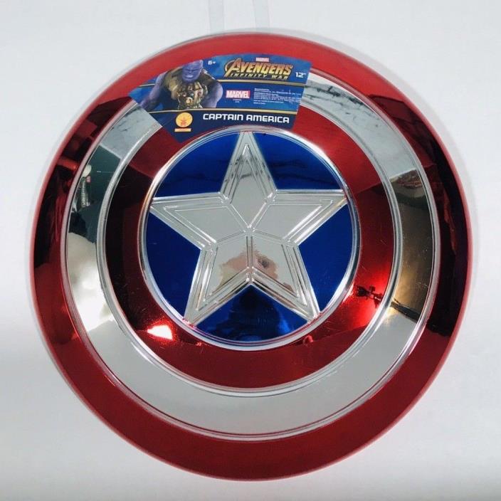 Captain America Metallic Shield Accessory Kids Halloween Costume Cosplay 12