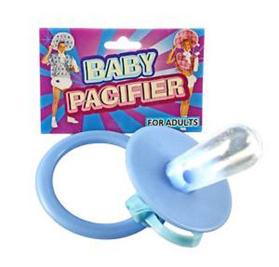 Giant Pacifier Jumbo Baby Toddler For Adult Novelty Costume Accessory Blue