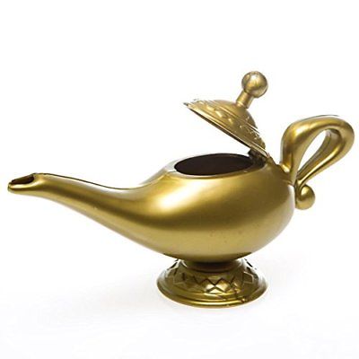 Genie Lamp Oil Arabian Nights Ali Baba Arab Aladdin Costume Accessory