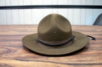 Drill Sergeant Canadian Mountie Police Hat Ranger State Trooper Campaign Hat