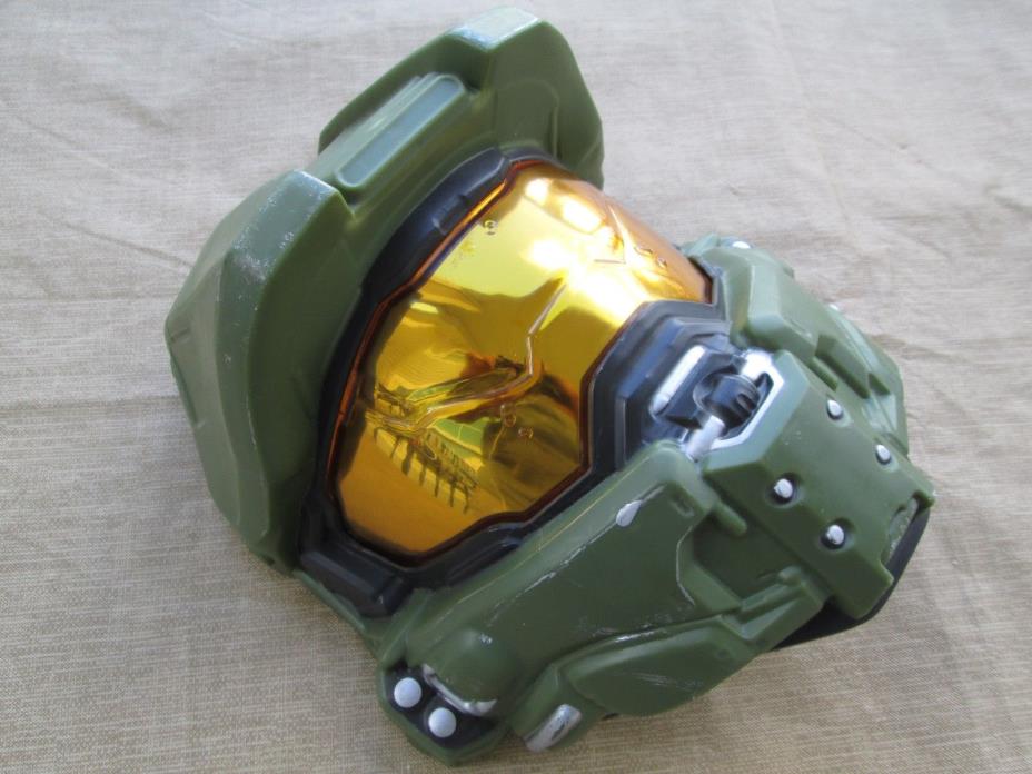 OFFICIAL HALO MASTER CHIEF CHILD FACE MASK HALF HELMET COSTUME ACCESSORY Cosplay