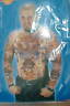 Adult Male Printed TattooT-Shirt Pirate Motif One Size