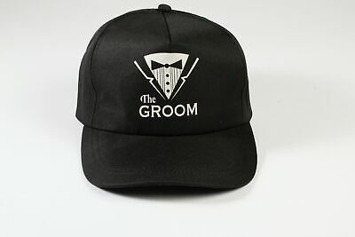 Black Bachelor Party Hat - The Groom