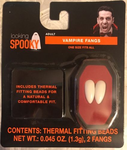 Vampire Fangs Halloween Dracula Teeth Thermal Fitting Custom Costume Accessory