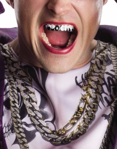 Joker Teeth Suicide Squad Movie DC Comics Licensed Costume Accessory