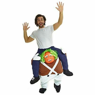 Unisex Piggy Back Chocolate Factory Worker Piggyback Costume - With Stuff Your