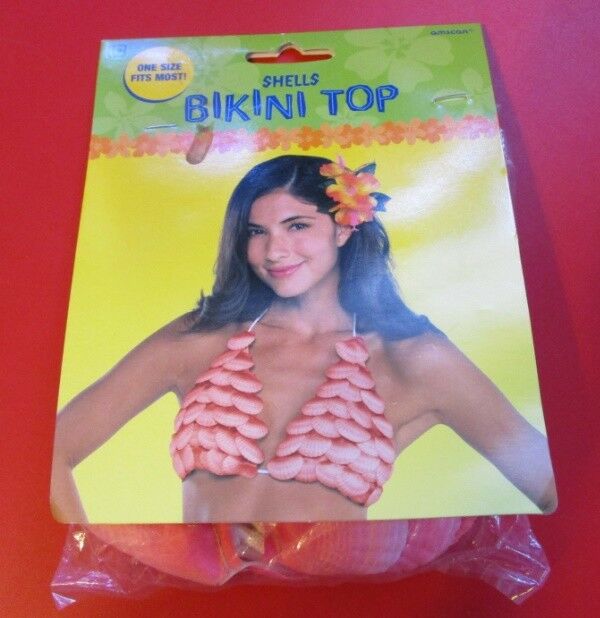 Mermaid Pink Sea Shell Bikini Top – Fabric Shells NIP