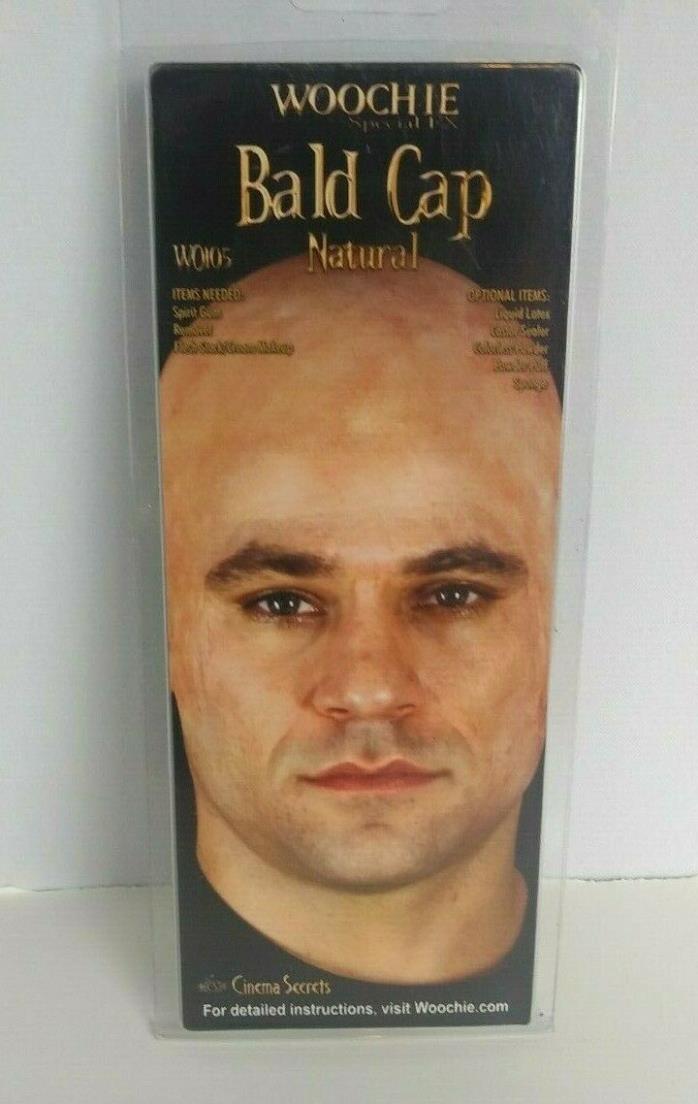 New Woochie by Cinema Secrets Bald Cap Natural Cosplay Dress Up One Size