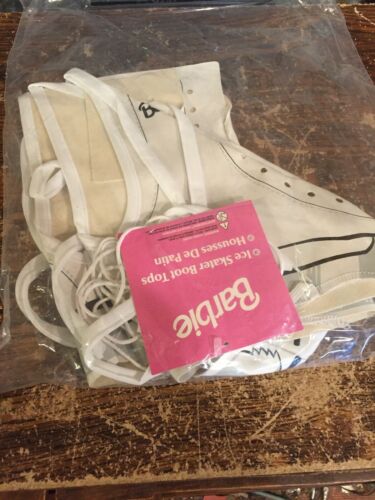 Barbie Ice Skater Boot Top Shoe Covers - 1999 Old Stock New With tags