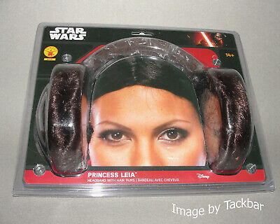 Disney Star Wars Princess Leia Handband with Hair Buns NIB