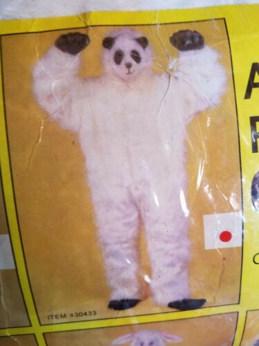 Adult Plush Panda Full Body Suit Halloween Costume One Size