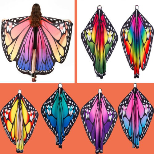 Plus size Big Butterfly Wings Dress Up Fabric Costume Pretend Play Cosplay Gift