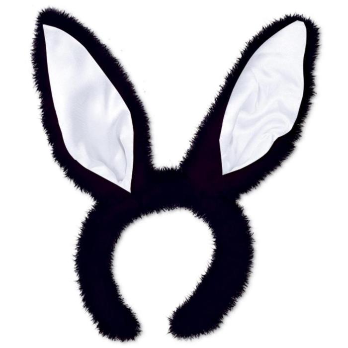 Plush Satin Bunny Ears Easter Halloween Costume Brand New