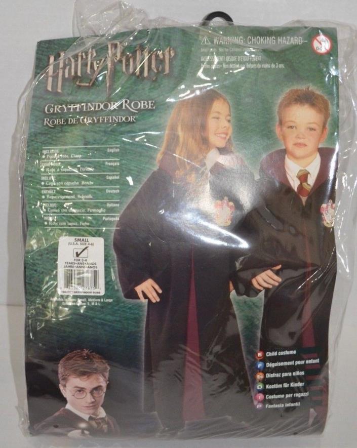 Harry Potter Gryffindor Robe Costume Child Size 4-6