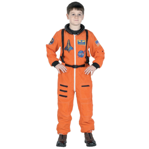 Boys Costume Astronaut Suit Orange Md
